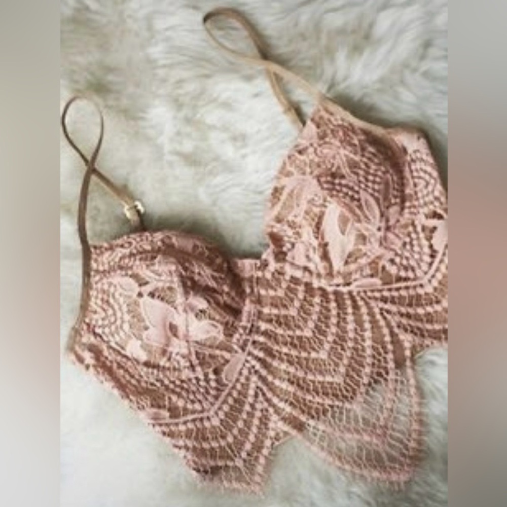 For Love and Lemons Vintage Skivvies Bralette Bra